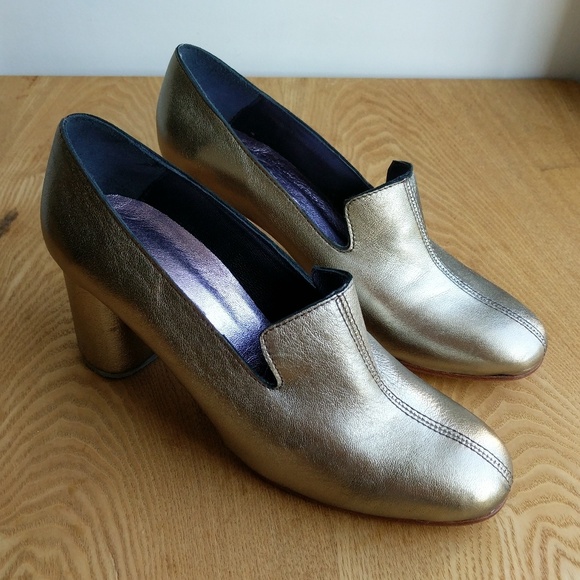 Rachel Comey Pewter Gold May Pump - Picture 3 of 8